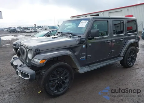 2021 Jeep Wrangler 4Xe Unlimited Sahara 4X4 from USA, damaged, VIN 1C4JJXP69MW775579